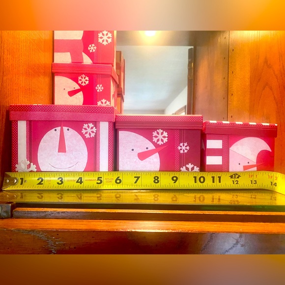 🎅LINDY BOWMAN🎅7 ASSORTED CONTEMPORARY SANTA CLAUS BOXES & 9-CT MINI BOWS NWT🎁 - Picture 8 of 10